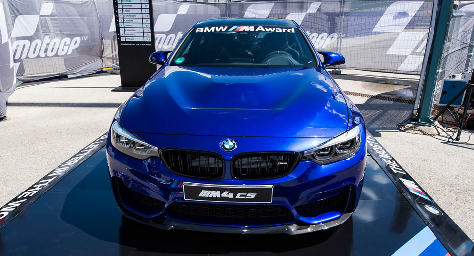 BMW M4 CS Is The 2017 MotoGP Prize Car