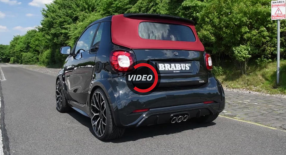 €50,000 Brabus Ultimate 125 Is Probably The Loudest Smart You’ll Ever Hear