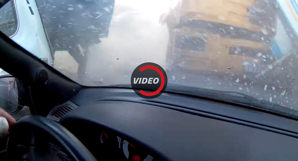 Scary Multiple Car Accident Captured On Dashcam In Russia