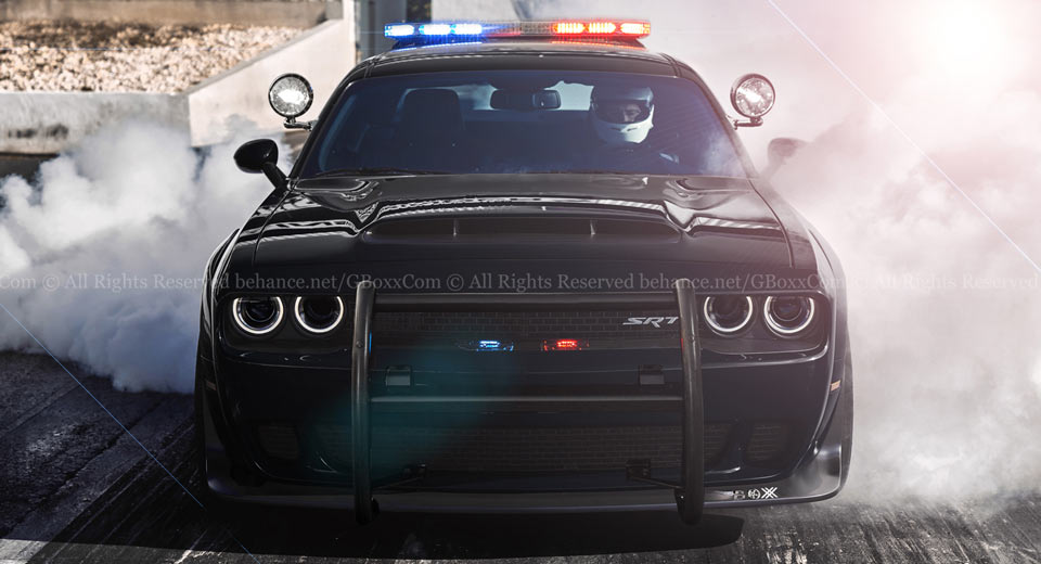  Dodge Challenger SRT Demon Would Make For A Diabolical Cop Car