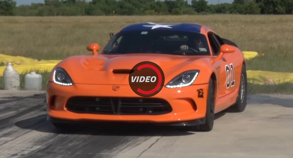 Twin-Turbo ‘General Lee’ 2,300 HP Dodge Viper Will Beat You All Day Long