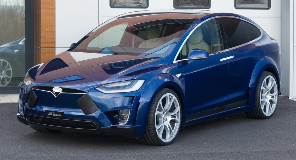 FAB Design Launches VIRIUM Widebody Kit For Tesla Model X
