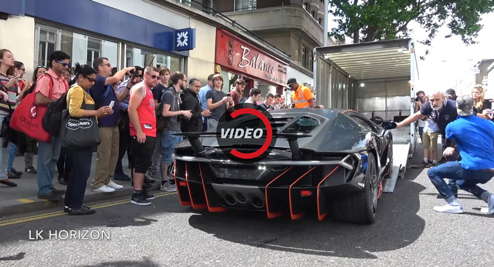  Lamborghini Centenario Causes Hysteria In London