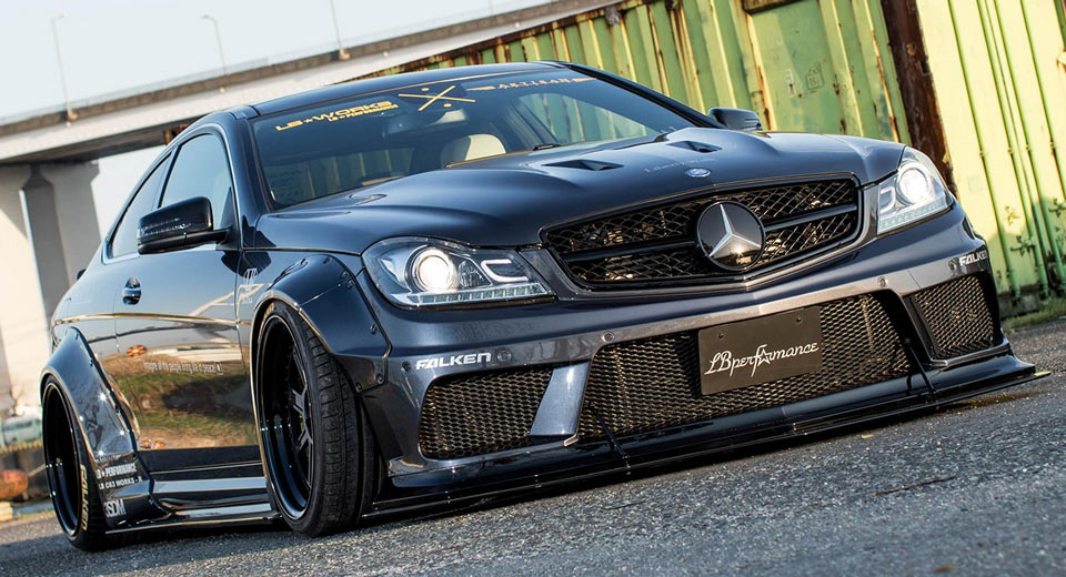  Mercedes-AMG C63 Coupe And Sedan Graduate From The Liberty Walk Academy