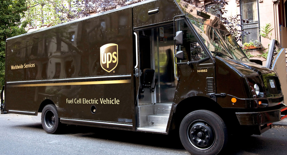  Brown Goes Green As UPS Introduces Hydrogen Fuel Cell Delivery Truck