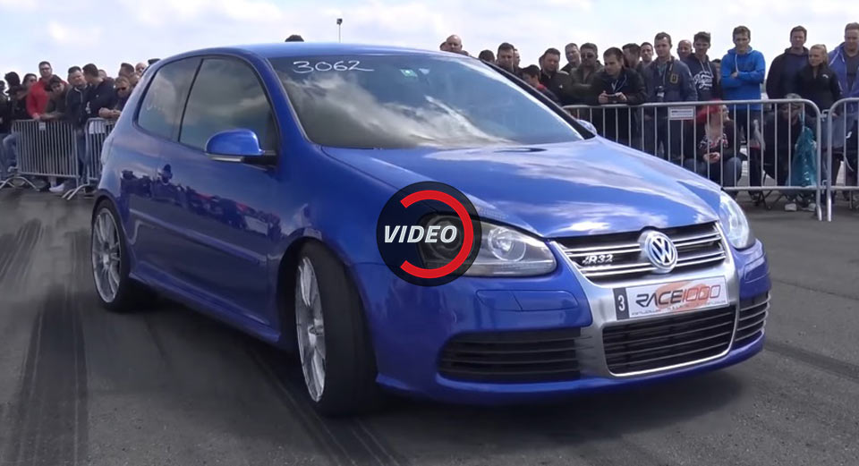  Someone Squeezed 650HP Out Of A VW Golf V R32