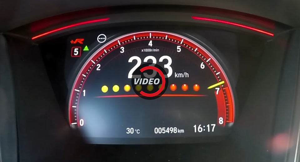  New Honda Civic Type R Demonstrates Its 0-233km/h (145mph) Acceleration