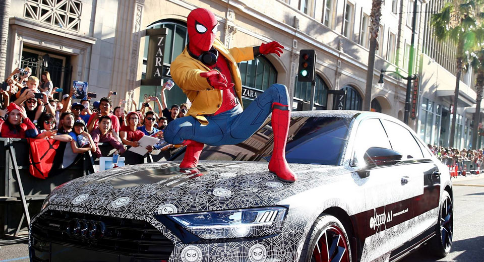  2018 Audi A8 Takes Spiderman To ‘Homecoming’ Premiere [w/Videos]