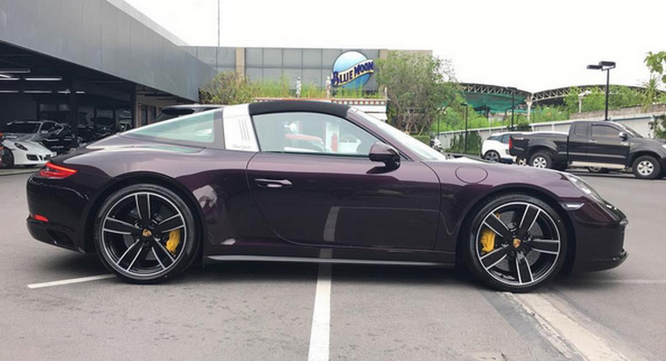  Amethyst Metallic Porsche 991.2 Targa 4S Is Dressed To Impress
