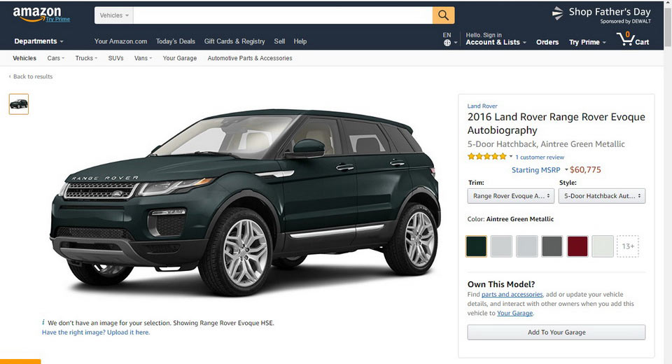  Amazon Close To Start Selling Cars In Europe