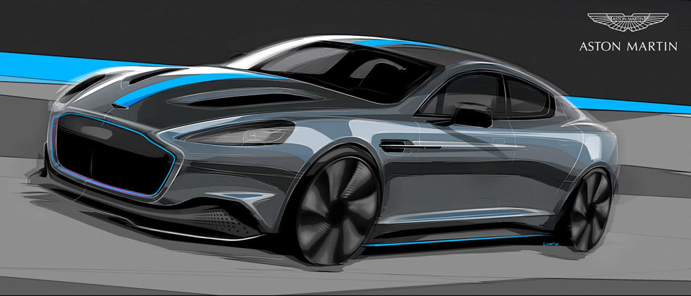  All-Electric Aston Martin RapidE Confirmed For Production, Arrives In 2019