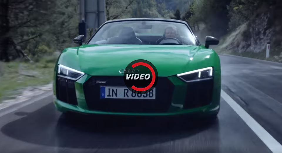 Audi R8 Spyder V10 Plus Heads To The Mountains In New Ad