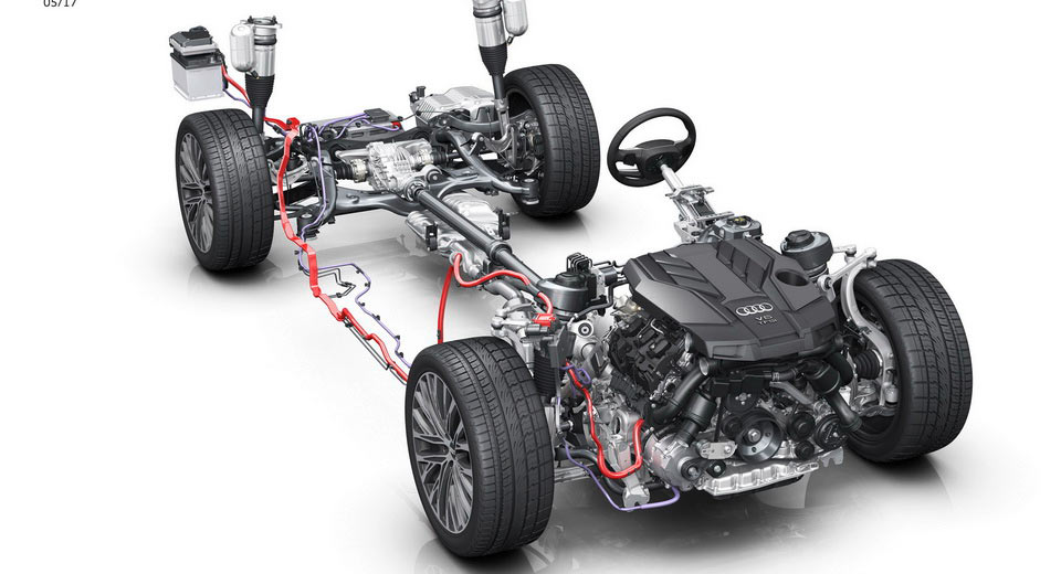  Audi Confirms Standard Electrified 48-Volt Powertrains For New A8