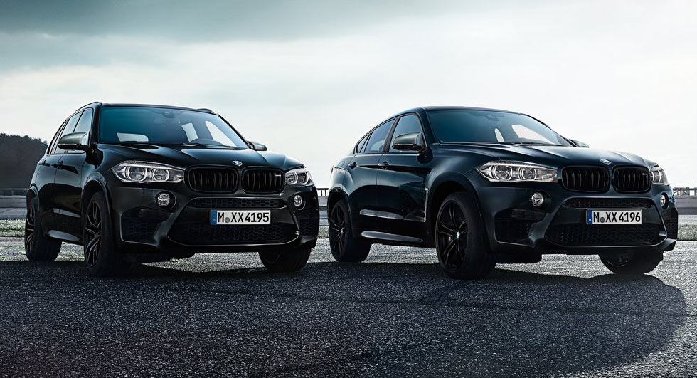  BMW Unveils New X5 M And X6 M Black Fire Editions