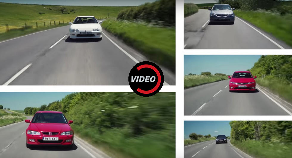  Take A Look Back Of 25 Years Of Honda Type Rs