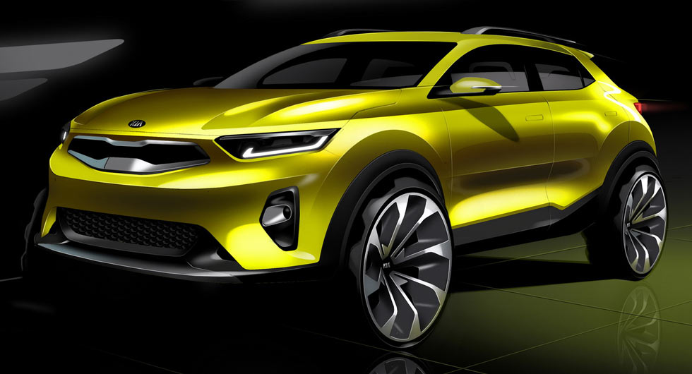  Kia Shows New Stonic Small Crossover In Official Sketches