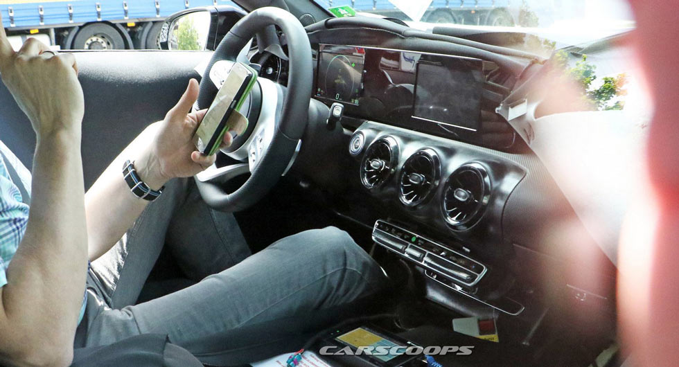  New Mercedes A-Class Spied With An S-Class Style Digital Dash
