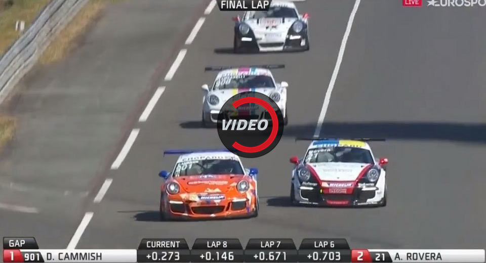  Final Lap Of The Porsche Carrera Cup At Le Mans Will Blow You Away