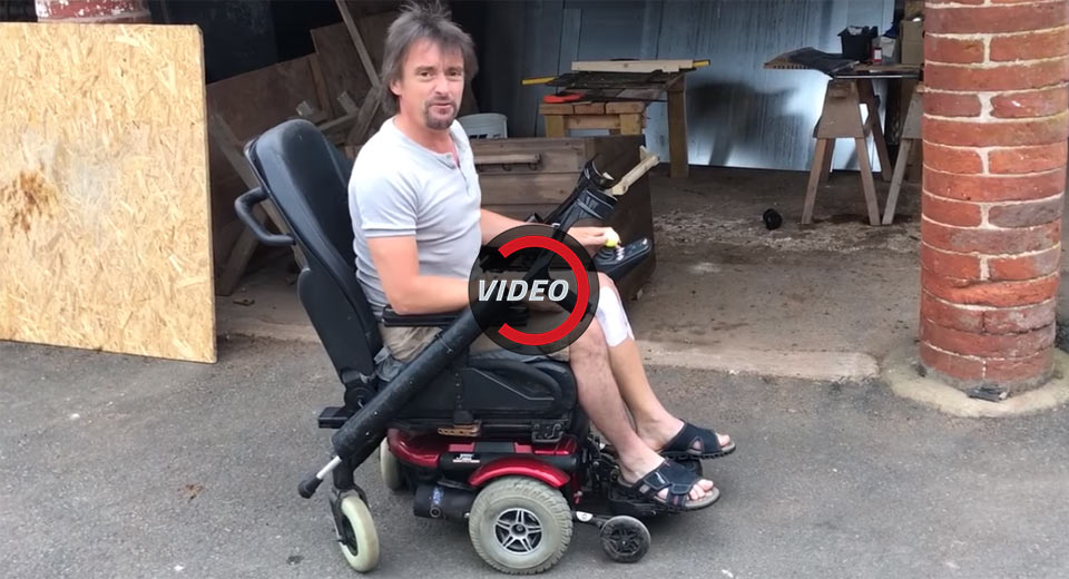  Richard Hammond’s Mobility Scooter Gets Twin Crutch Conversion