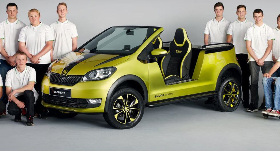  Skoda Element Concept Is A Student-Designed Electric Beach Buggy