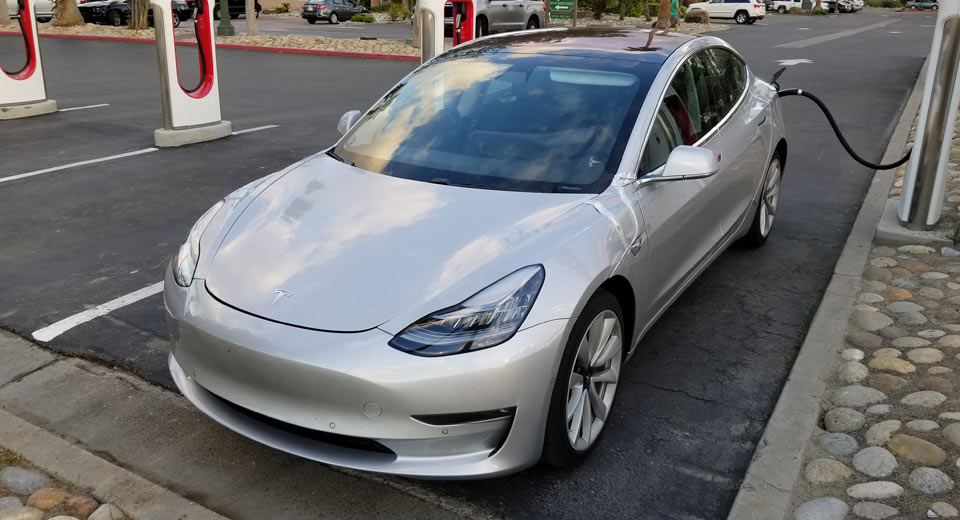  Tesla Model 3 Spotted Looking Ready For Production