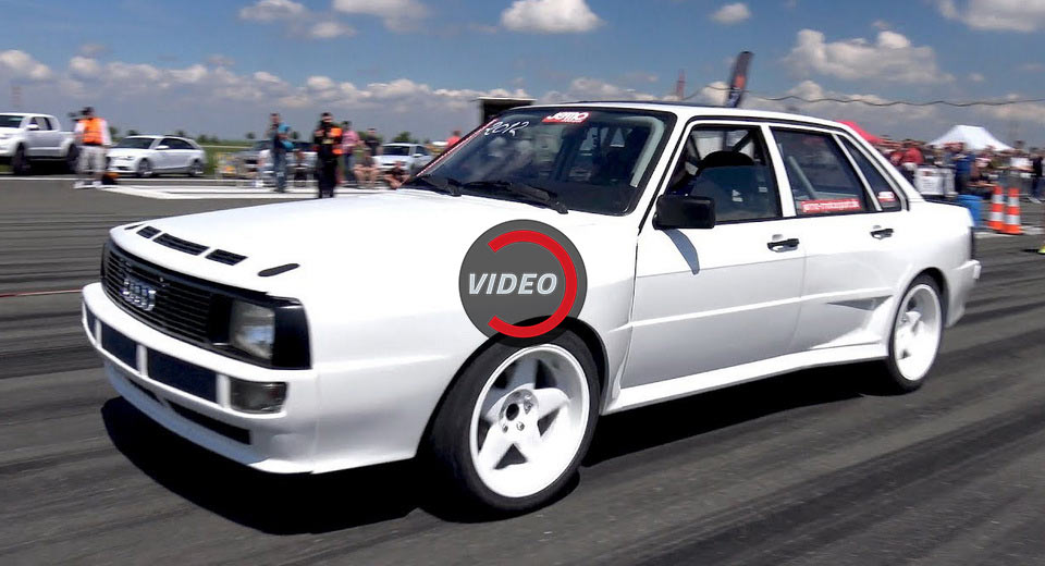 Sleeper Alert: This Old Turbocharged Audi Is A 1/2 Mile Beast