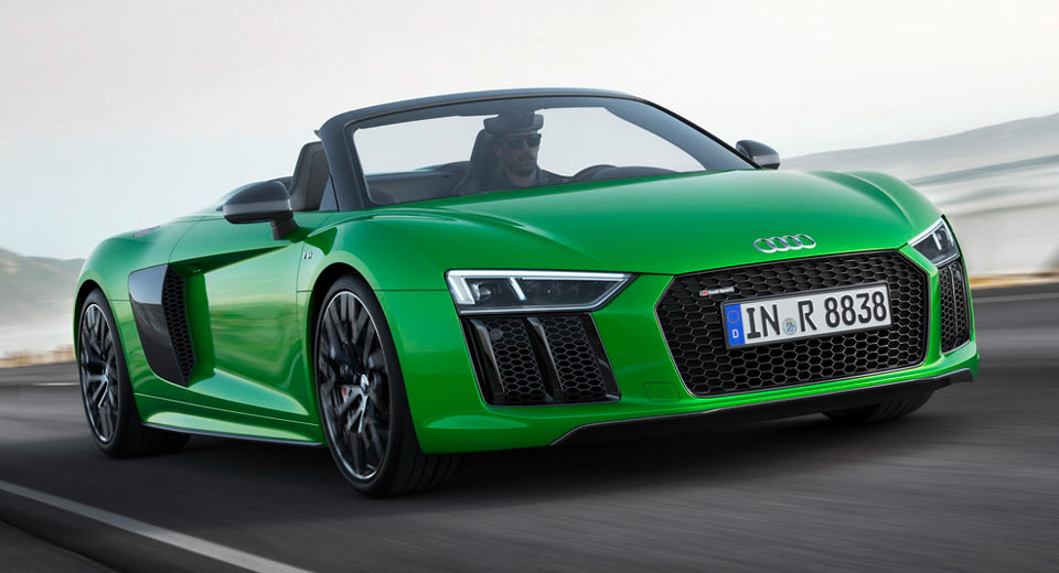 New Audi R8 V10 Spyder Debuts In Plus Guise With 601HP