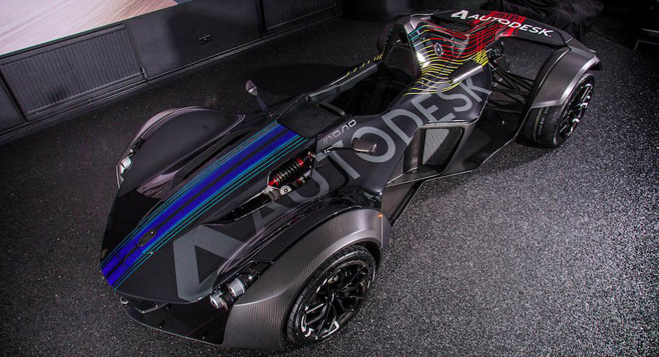  BAC Mono Art Car Visualizes Fluid Dynamics