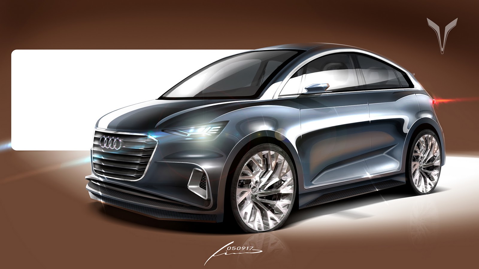 Audi A2 concept (2011) first official sketches