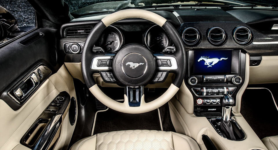 Carlex Adds Whole Lotta Leather And Carbon To Mustang GT Interior