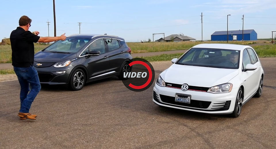  Can Chevrolet’s Bolt EV Beat A VW Golf GTI In A Drag Race?