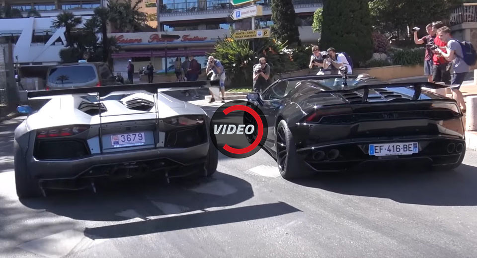  Pair Of Liberty Walk Lamborghinis Cause A Stir In Monaco