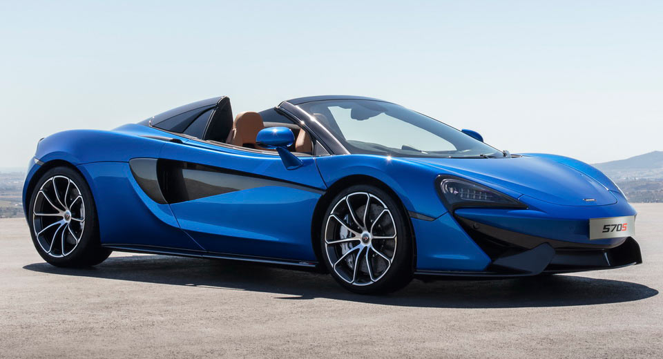 McLaren Debuts New 570S Spider, Costs £20,000 More Than The Coupe