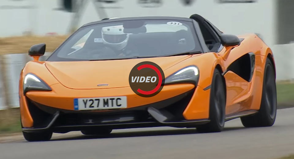 New McLaren 570S Spider Passes The Goodwood Hill Climb Exam