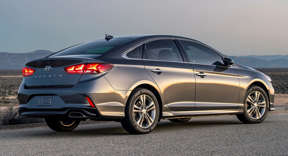 Facelifted 2018 Hyundai Sonata Arrives This Summer, From $22,050