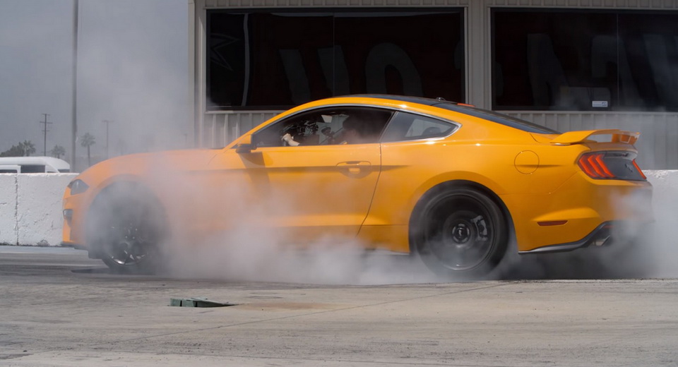  2018 Ford Mustang EcoBoost Gets Line-Lock, Complete With Digital Animation [w/Video]