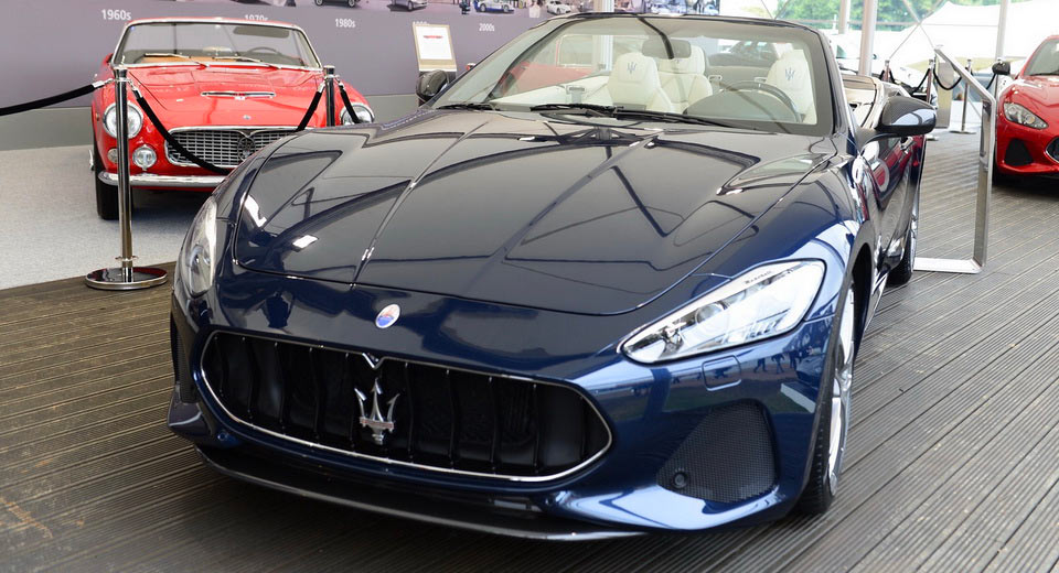 Maserati Showcases 2018 GranTurismo And GranCabrio At Goodwood