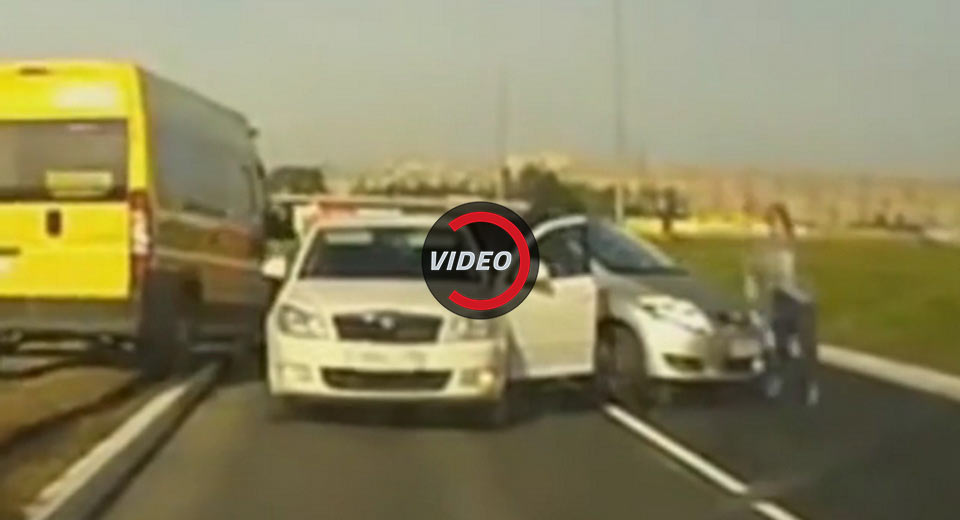  Unbelievable! The Most Ridiculous Multi Car Crash You’ve Seen This Year