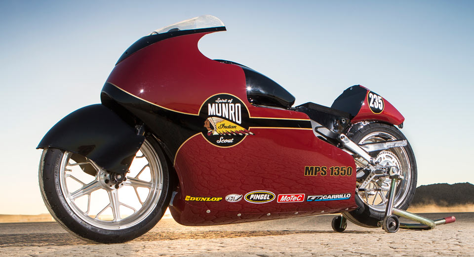  Indian’s Recreating Burt Munro’s Bonneville Run With His Nephew On A Special New Scout