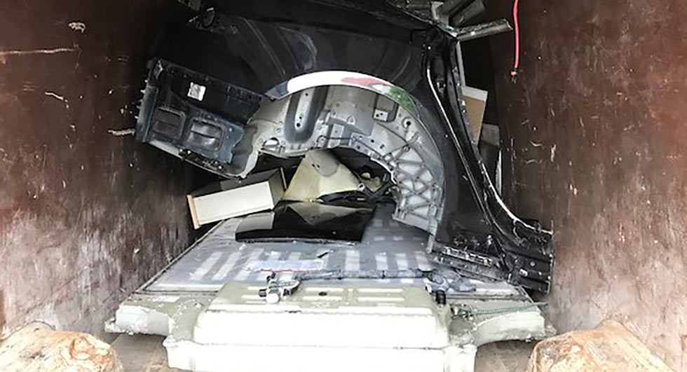 Cops Found Stolen Tesla Model S Disassembled In Truck