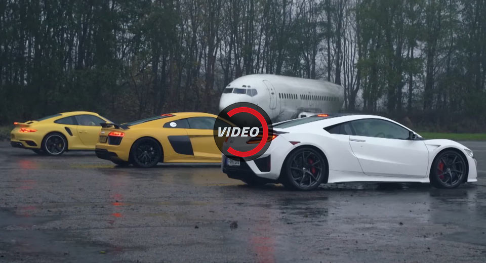  Chris Harris Invites NSX, 911 Turbo And R8 V10 Plus To Bad Weather Party