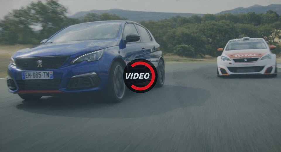  Facelifted Peugeot 308 GTi Meets 308 Racing Cup In New Spot