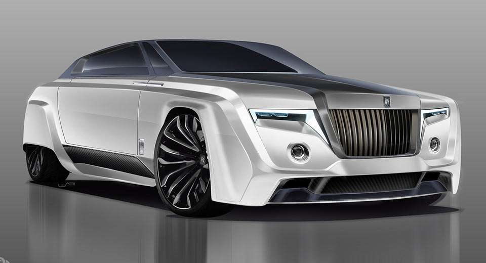  In The Year 2050, The Rolls-Royce Phantom Could Look Like This