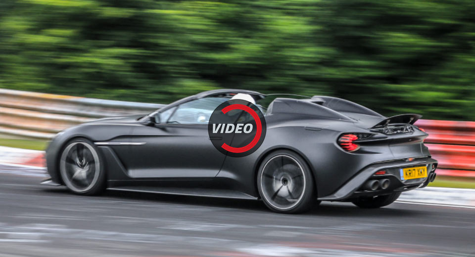  Aston Martin Vanquish Zagato Speedster Tests On The Nurburgring