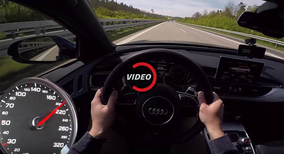 Accelerating 750 HP Audi RS6 Will Snap Your Neck Through The Screen