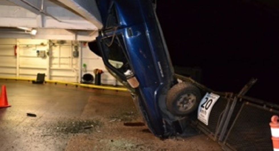  Canadian Man Tries Launching Chevy Blazer Onto A Ferry, Gets Promptly Arrested