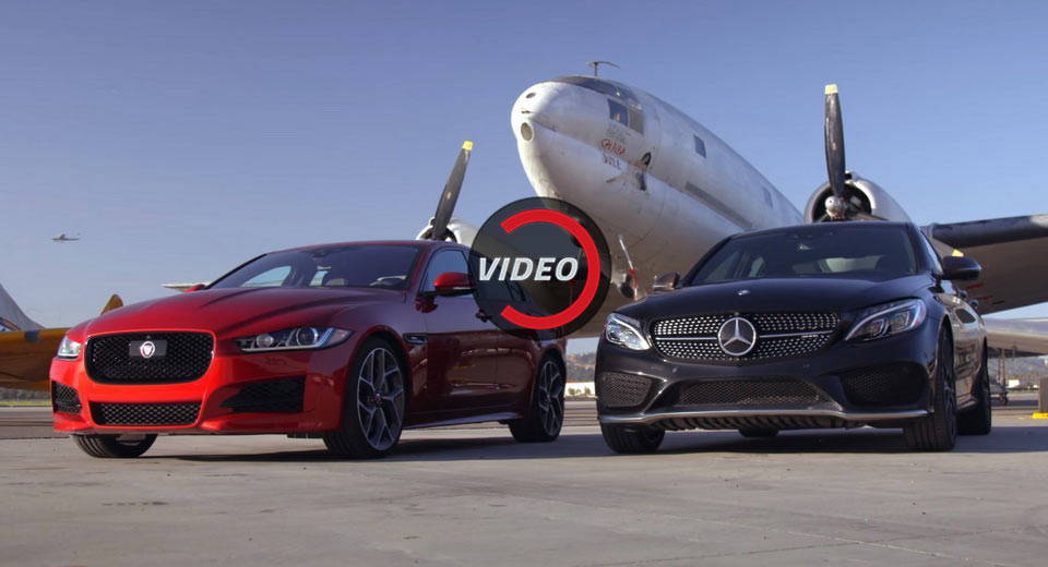  Mercedes-AMG C43 And Jaguar XE 35t Fight For The Title Of The Sportiest Sedan