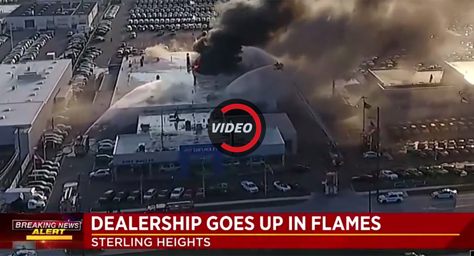 30 Cars Destroyed In Chevrolet Dealership Fire