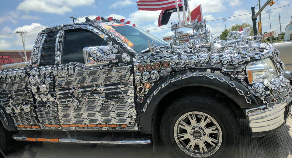  Nothing Says Overkill More Than This All-Chrome Ford F-150