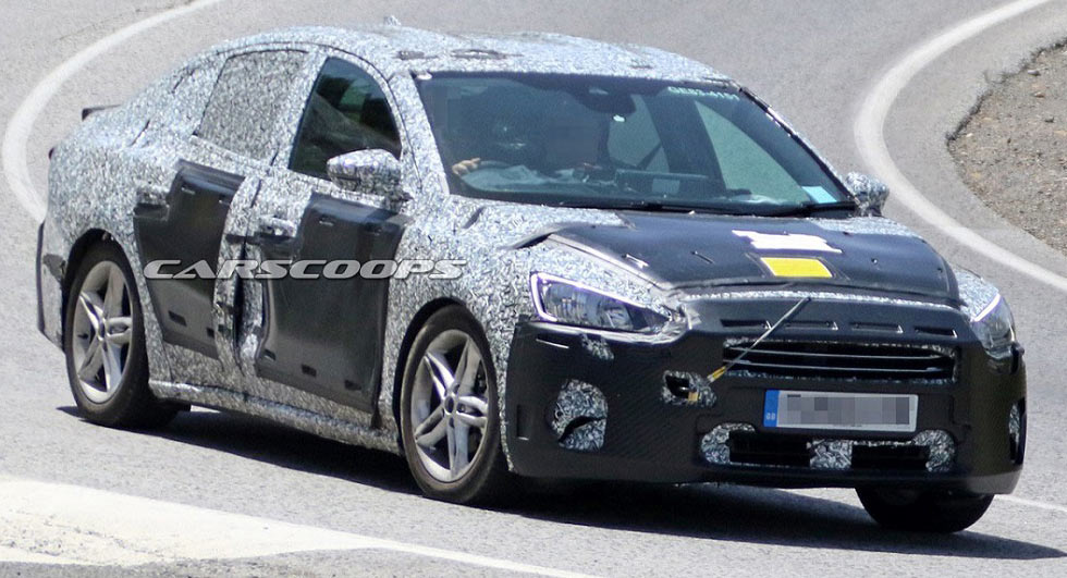  New Ford Focus Sedan Spied Looking Sportier Than Ever